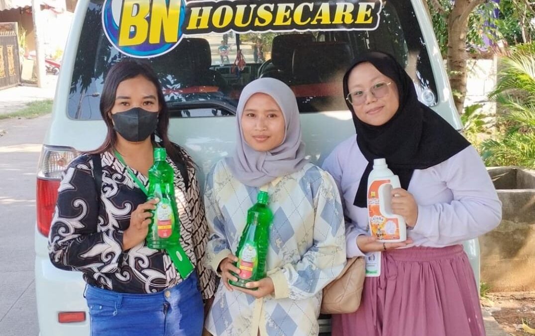 Semangat Tim BN Housecare dalam Kegiatan Memasarkan Produk di Hari Kemerdekaan Indonesia